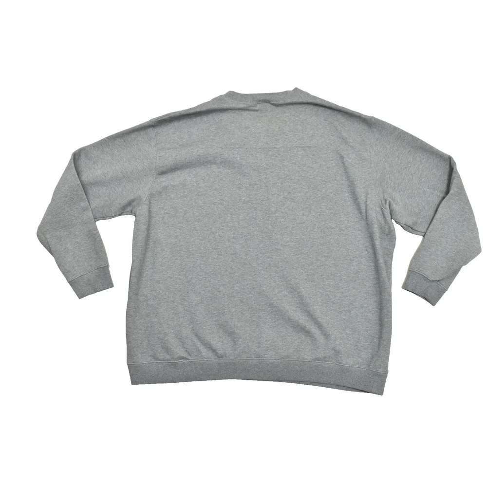 Columbia Men's Size 4X Gray Crewneck Sweatshirt Big & Tall Fleece Pullover Solid